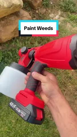 This paint gun has more than one purpose!!! #weedkiller #gardening #LifeHack #tiktokshop 