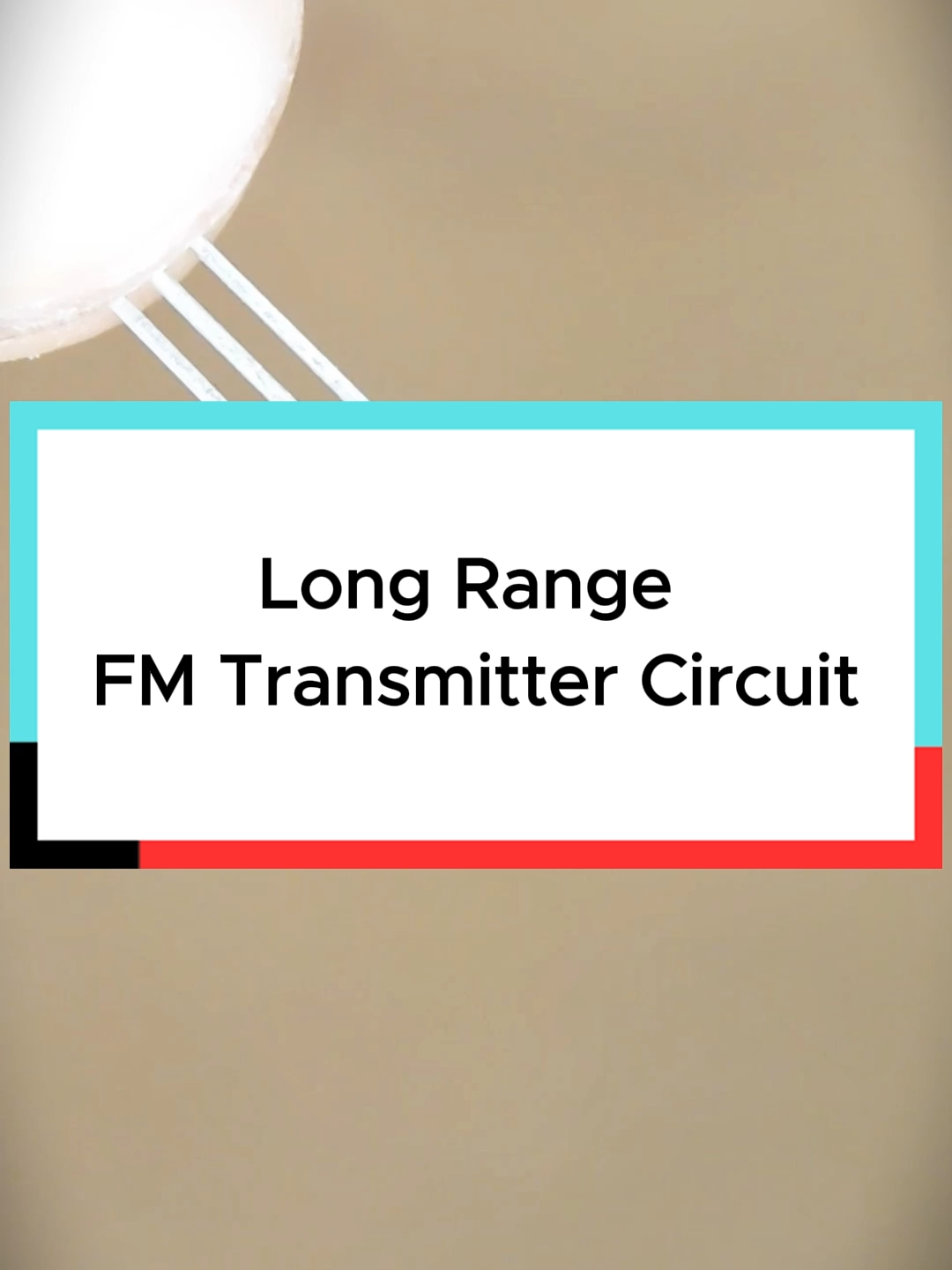 Long Range FM Transmitter Circuit. #diyelectronics