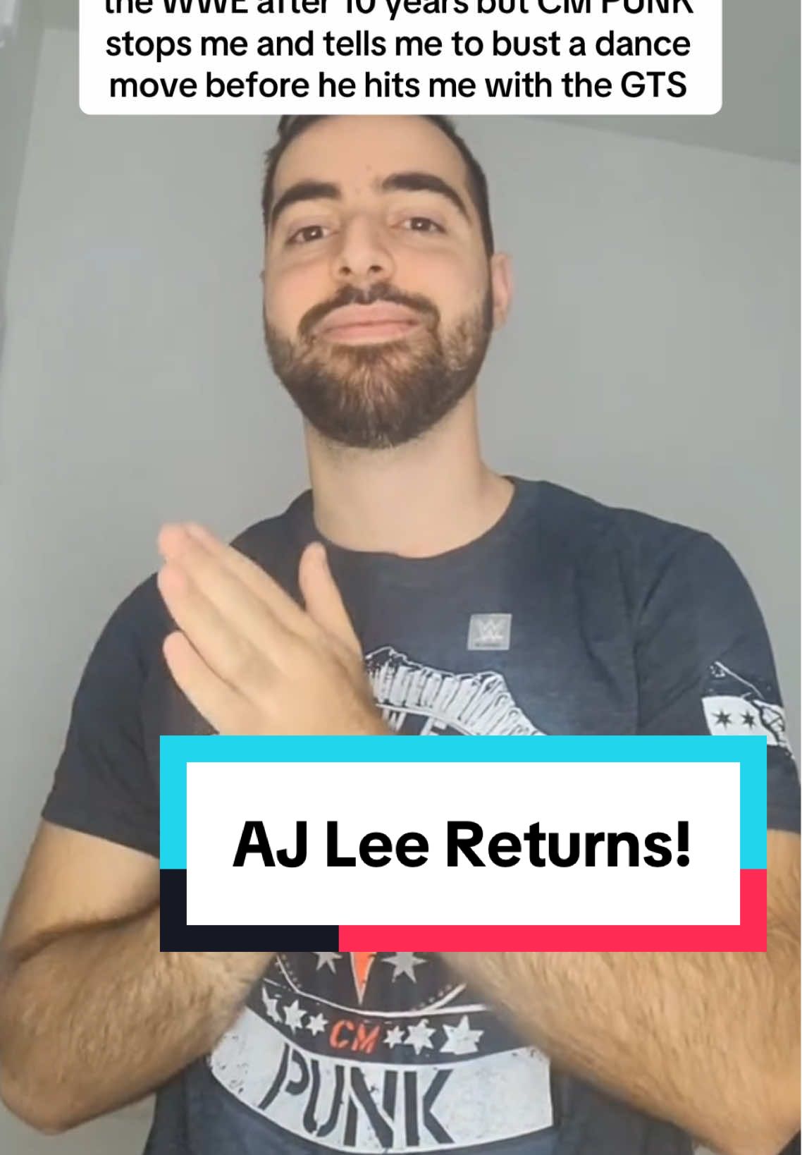 AJ Lee is back! 😍 #EddyAce #WWE #AJLee #CMPunk #Return 