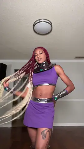 Had to do this again with the queen herself 🤭💥 #starfire #trendingaudio #fy 