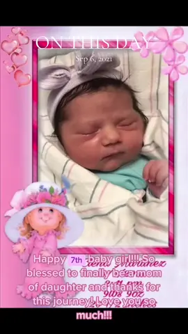 #onthisday #birthday #babygirl #daughter 