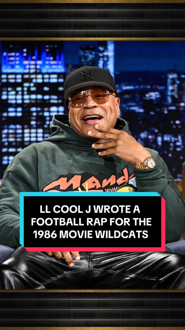 @LL COOL J wrote a football rap for the 1986 movie Wildcats 😂 #FallonTonight #TonightShow #LLCOOLJ #JimmyFallon 