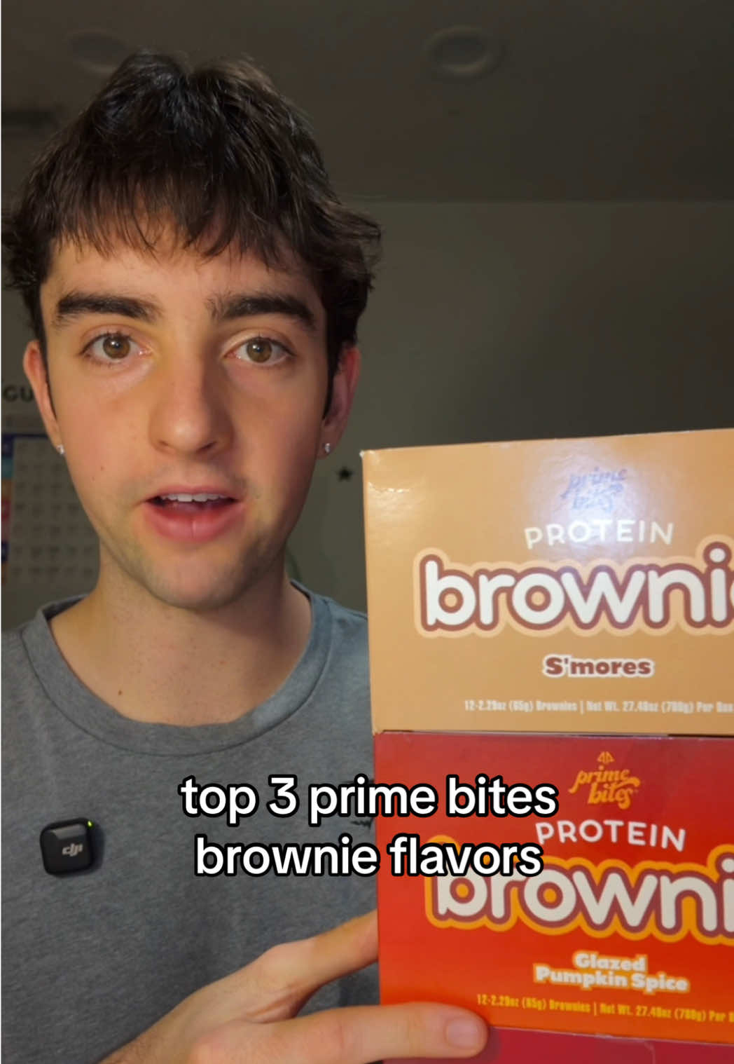 my top 3 prime bites brownies flavors glazed #GymTok #primebites #primebitesbrownies #highproteinsnack #falldealsforyou 