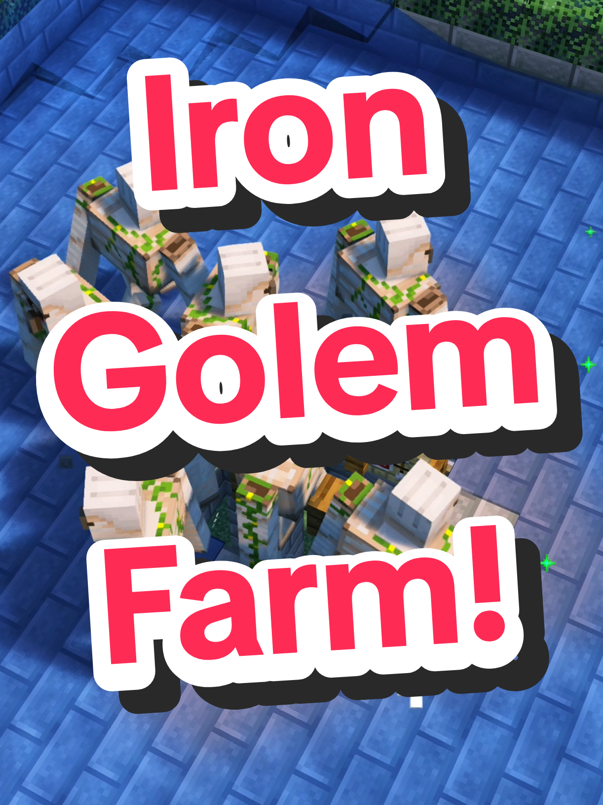 Iron Farm in Minecraft! #minecraftusa #Minecraft #minecrafttutorial #minecraftbuilding #minecraftfarm 