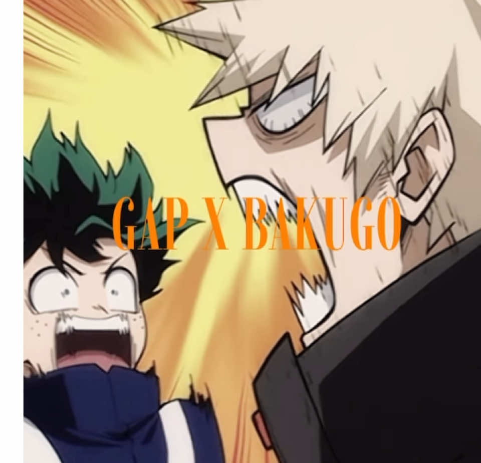 My horrible version of GAP X BAKUGO #fyp #viral #bakugo #edit 