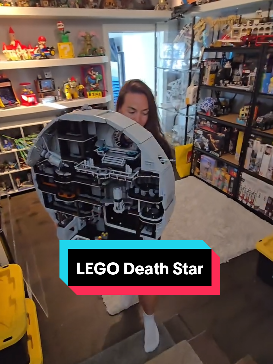 Don't let the size fool you...  #legodeathstar #ucs #legocollection #starwars #legostarwars
