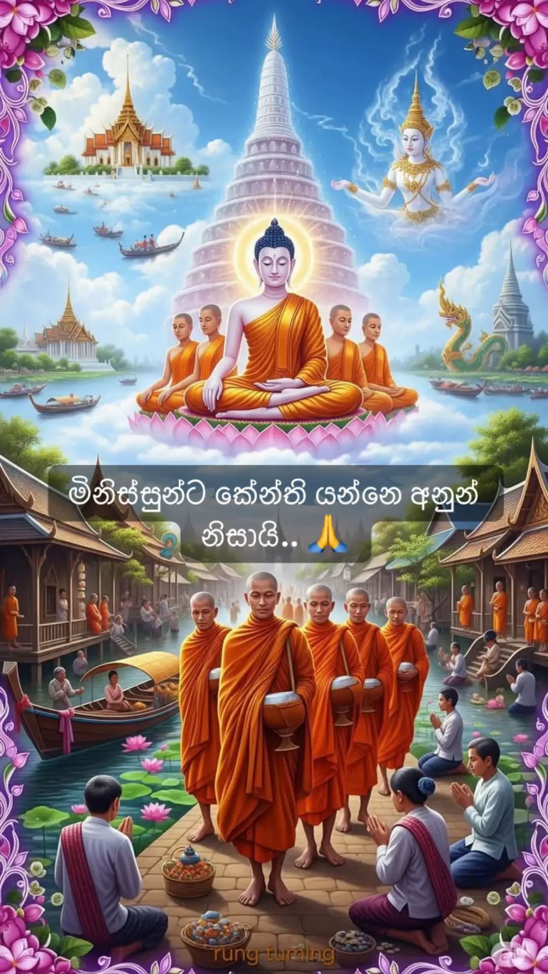 #නමෝ_බුද්ධාය🙏🙏🌸  #ගෞතම_බුදු_රජාණන්_වහන්සේට_මාගේ_නමස්කාරය_වේවා   #උතුම්_බුද්ධත්වය_පිණිසම_හේතුවේවා  #උතුම්_ධර්ම_දානය_පිණිසයි  #උතුම්_ධර්මය_අවබෝධ_වෙත්වා 🙏