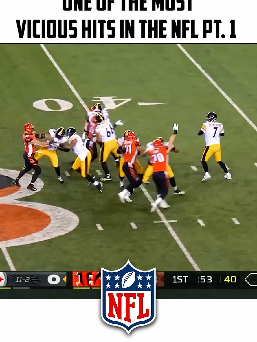 One of the most vicious hits in NFL Part 1 #nfl #football #nflfootball #nfledit #fyp 