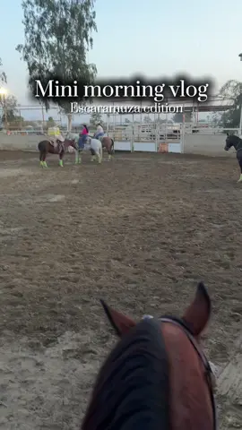 Morning practices 🌞⛅️ #Vlog #escaramuza #horse #cabello #pov 