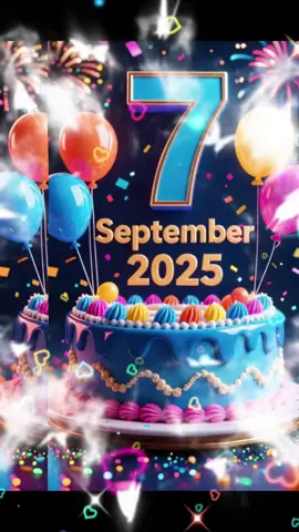 Birthday Template 7 September 2025 #birthday #happybirthday #happybirthdaytoyou #ulangtahun #hbd 