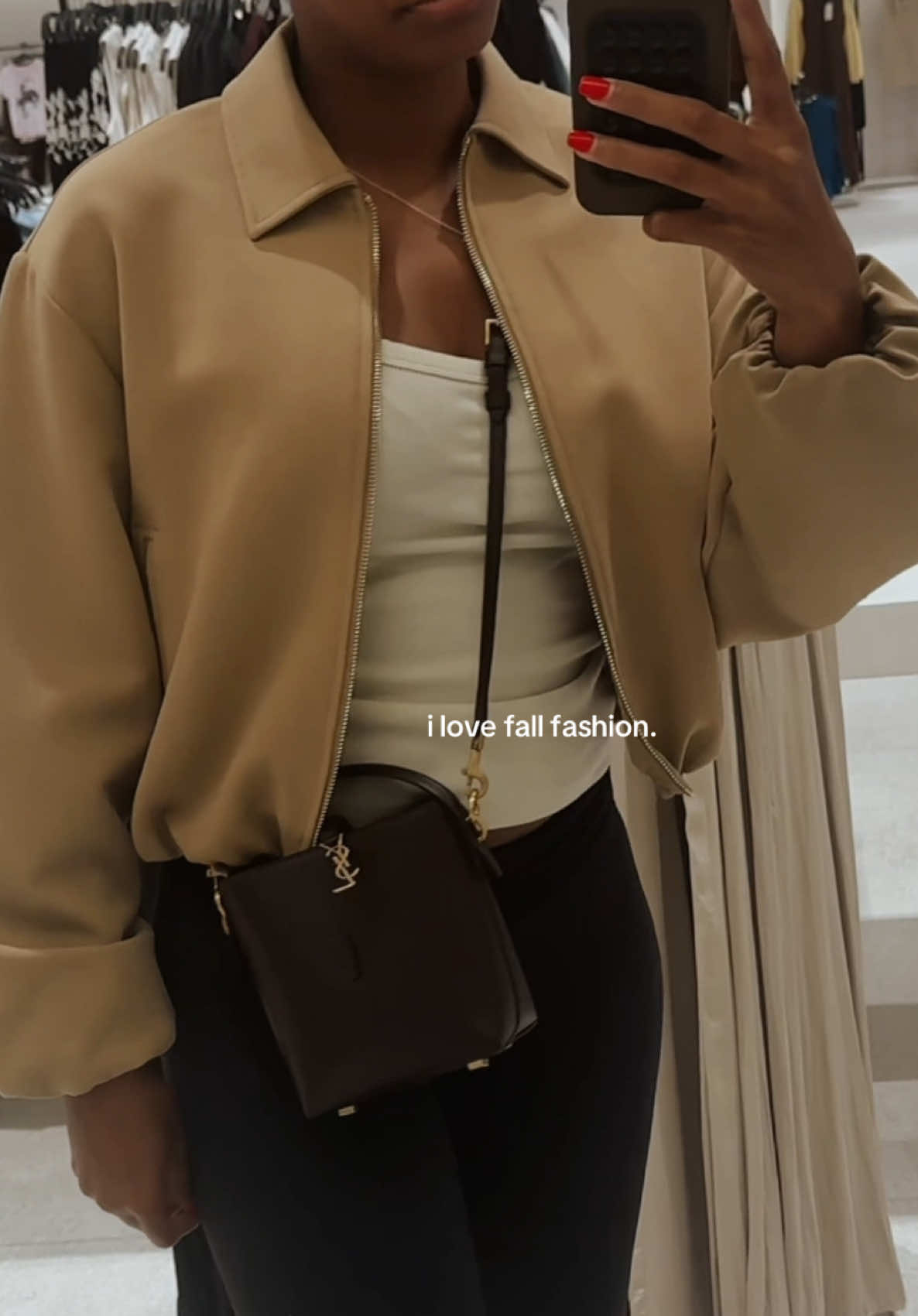 Found this last week and had no idea it was an “it” jacket this season. So happy I purchased before this and the suede style went viral 🥲🫶🏾 @ZARA  Code: 8372/246/704 - Taupe Brown  #zara #zarahaul #zarafinds #zarajacket #fallfashion 