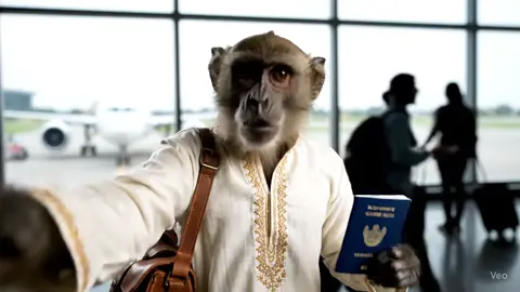 #fyp #foryou #monkey #airport #punjabimonkey 