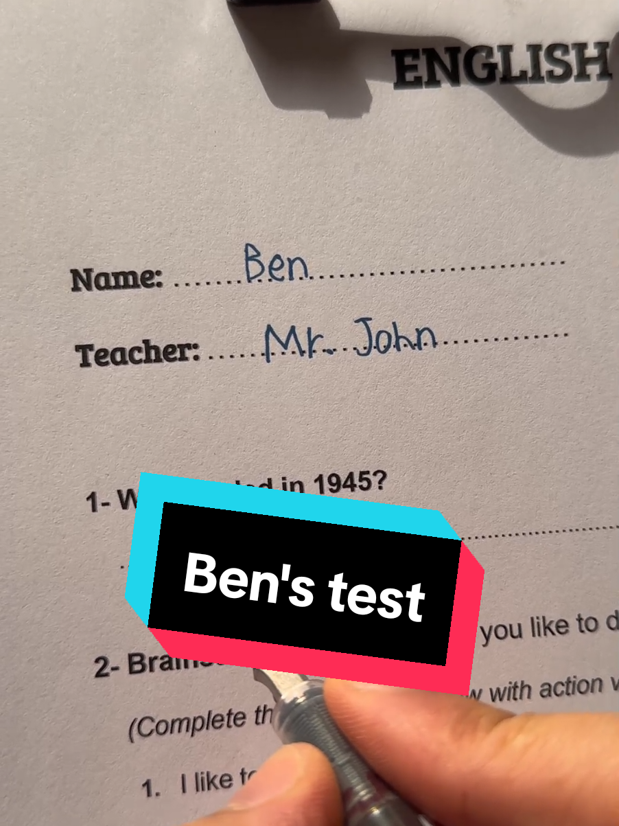 #test #quiz #testanswers #funnytestanswers #fyp 
