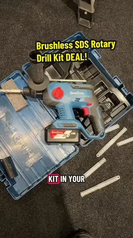 Dong Cheng SDS Rotary Hammer Drill Kit - Pro Grade Power Tool - Brushless #creatorsearchinsights #powertools #toolset #dongcheng #protools 