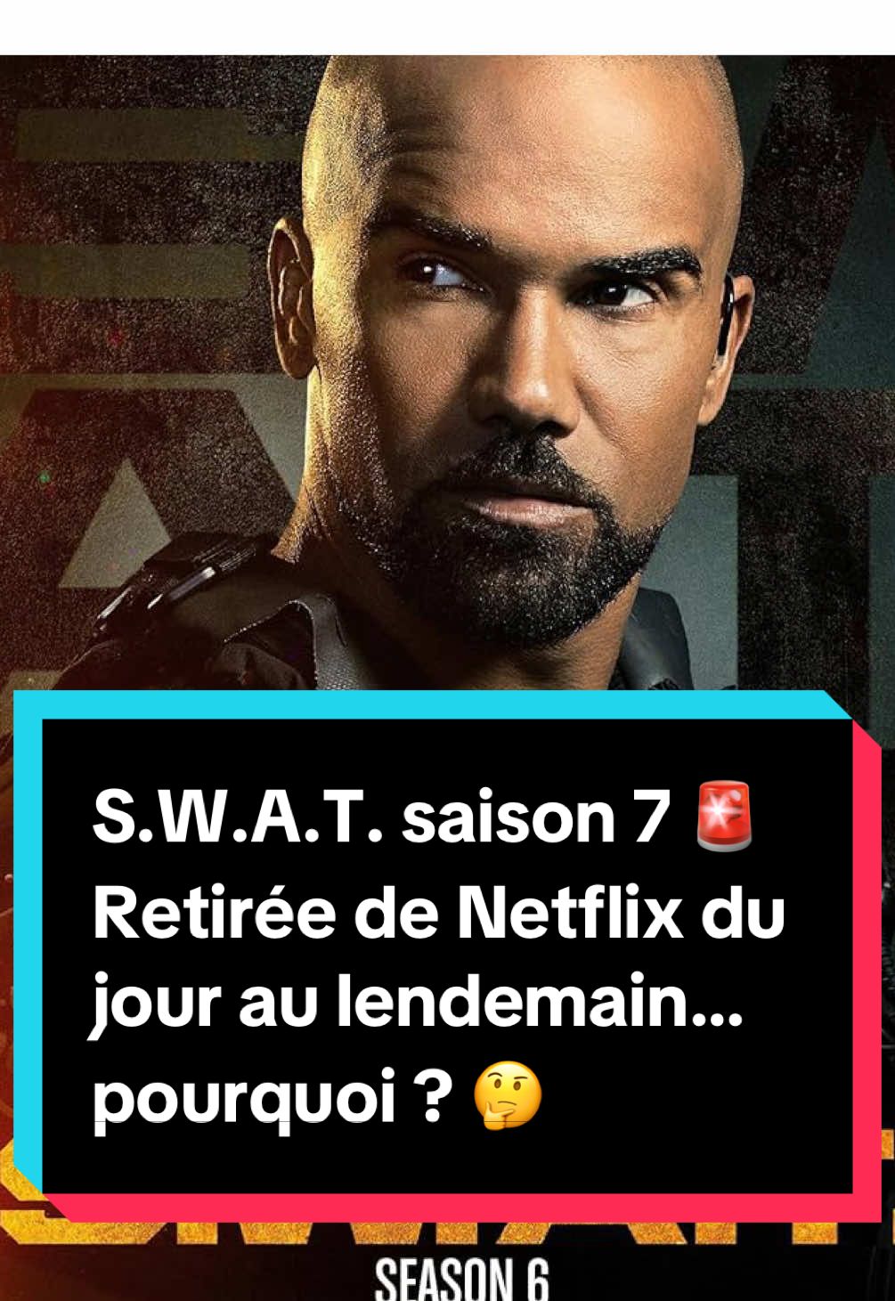 S.W.A.T. saison 7 🚨 Retirée de Netflix du jour au lendemain… pourquoi ? 🤔 #swat #netflix #shemarmoore #netflixseries #OnRegardeQuoi 