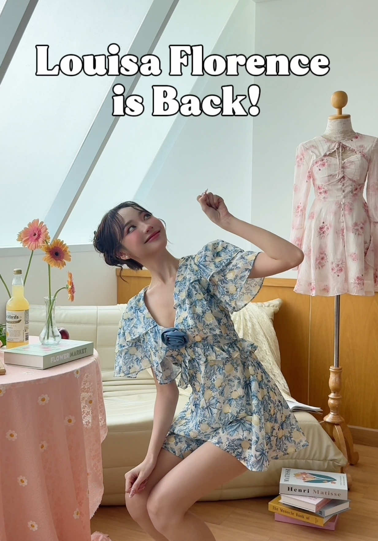 Louisa Florence Jumpsuit คอลใหม่มาแล้วค่า~ 3 ลายใหม่รอบนี้คือน่ารักเวอร์! เลือกไม่ถูกต้องเหมา เพราะน้องใส่สบายแบบไม่มีรั้ง~🎀🌸 ใครรอการกลับมาของชีต้องรีบ เพราะเหลือไม่ครบสี/Size แล้วน้า✨ 🍃Color : Green,Pink,Azure Blue 🍃Size : XS S M L Xl 2Xl