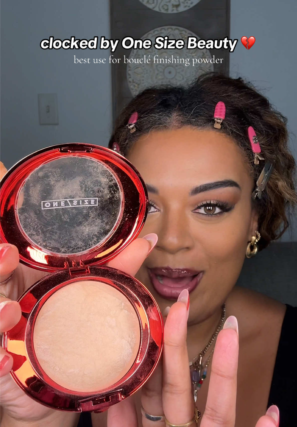 How to use new One Size Bouclé Finishing Powder ✨ #onesizebeauty #boucle #settingpowder #makeup #patrickstarrr @ONE SIZE BEAUTY 