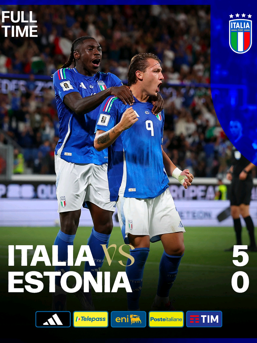 LA STRADA È LUNGA FORZA ITALIA  ITALIA-ESTONIA 5-0 #CALCIO #italia #FOOTBALL #news #match 