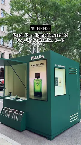 Prada Paradigme Newsstand Pop-Up September 6 - 7  NYC! What if there’s another way to experience a masculine fragrance? @Prada @pradabeauty has a pop-up experience celebrating the launch of their newest fragrance, Prada Paradigme Eau de Parfum.  Here’s what you can expect at this FREE pop-up:  -Experience the New Paradigme EDP: Be one of the first to discover Prada Beauty’s newest signature fragrance.  -Samples: Walk away with a complimentary sample of Paradigme EDP, to experience its captivating scent anytime, anywhere.  -Photobooth Experience: Capture yourself behind the Prada lens!  -Personalized Prada Fanzine: Take home a Prada Fanzine featuring fun games surrounding the launch, featuring your photo!  -Exclusive Sephora Offer: Receive a complimentary mini at Sephora Soho or Meatpacking stores when you visit the pop-up (while supplies last)   Date: September 6th and 7th  Time: 12 PM to 6 PM  Location: 1 Washington Square North, New York, NY 10003 #nycforfree #prada #pradabeauty #pradaparadigme