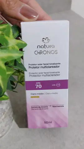 Protetor multi clareador,❤️ favorito da Natura, FPS 70/ FPUVA 25  #protetorcomcornatura #protetorrostonatura #presentenatura