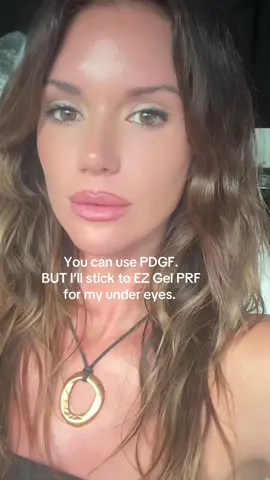 PDGF is just one single growth factor. EZ Gel PRF contains a whole family of them—PDGF plus VEGF (new blood vessels), TGF-β (collagen + elasticity), IGF (cell repair), and EGF (skin renewal). Instead of giving your skin one “ingredient,” EZ Gel delivers a complete recipe for healing and rejuvenation—all naturally from your own blood. #ezgelprf #prf #pdgf #undereyes #skincare #beauty #fyp 