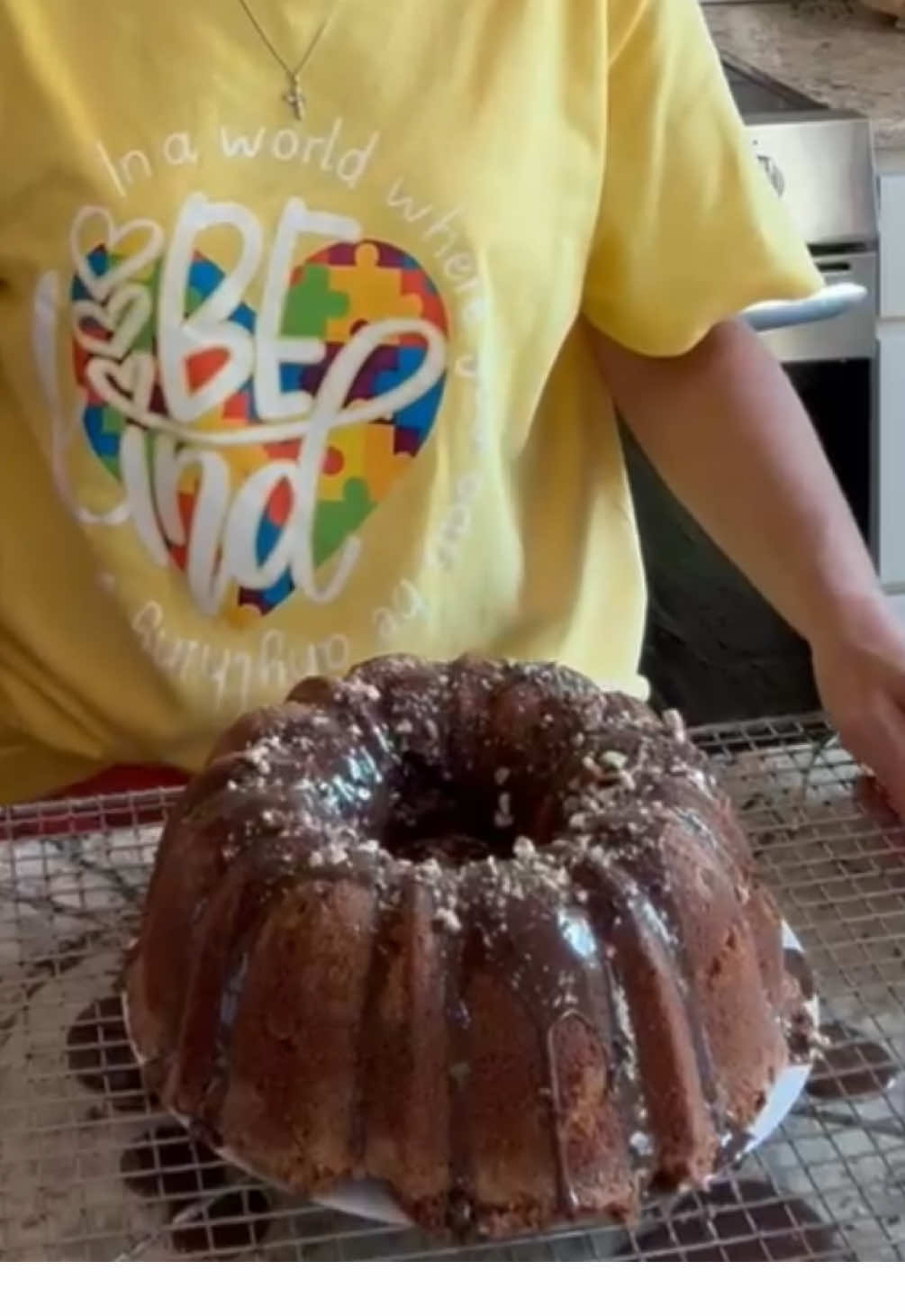 Making this delicious chocolate pound cake!!!!! #alwaysbekind #FoodTok #chocolate #poundcake 