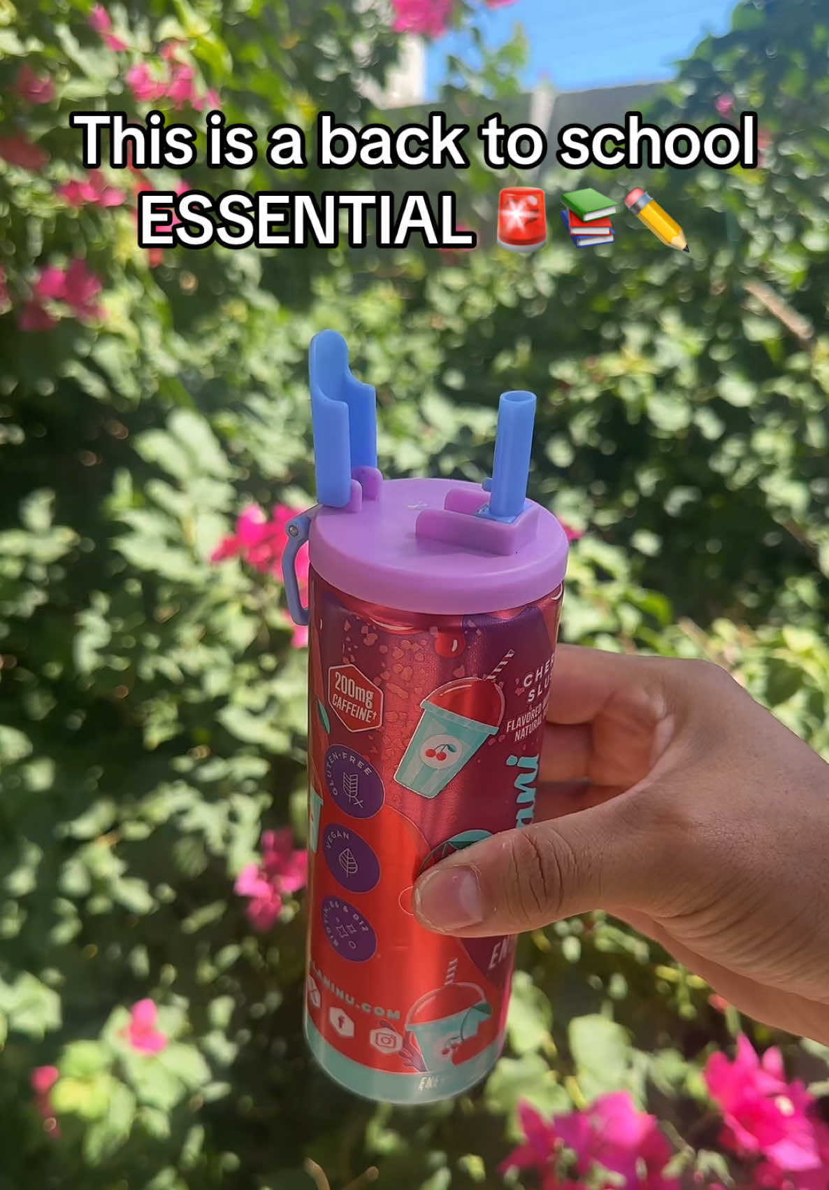 This is essential for school! #school #backtoschool #energydrink #alaninu 