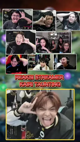 reaksi strimer liat kairi taunting rrq #rrqhoshi  #onicesport  #mplindonesia  #MLBBNEXT2025 #seasonsEndGiveaway