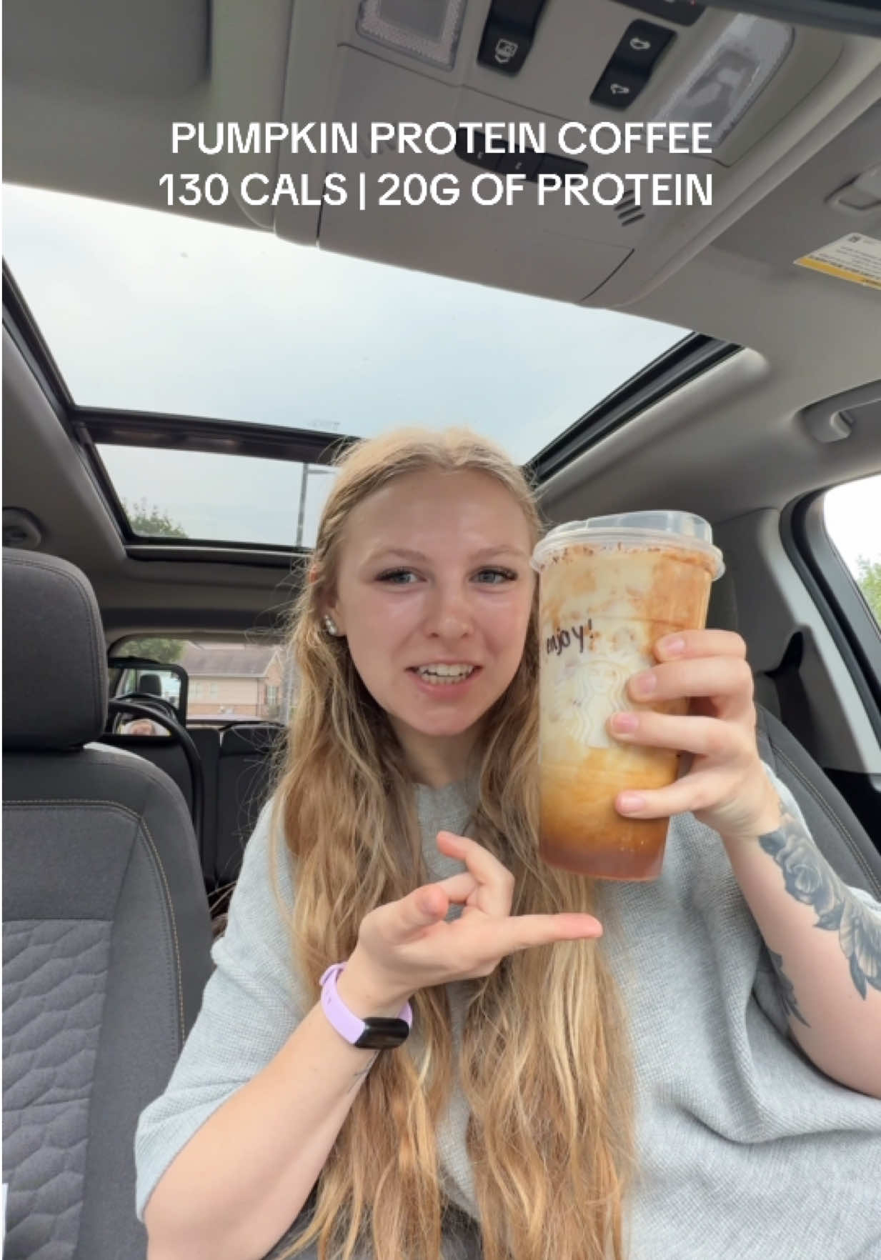 I will be doing this every morning now… #proteinshake #starbucks #proteincoffeeshake #proteincoffeerecipe #highprotein @Starbucks @SPYLT 