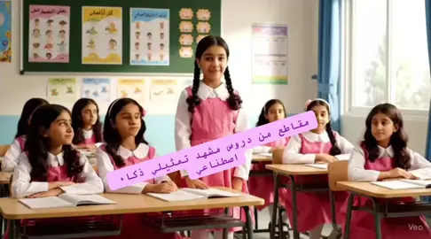 مشهد بالذكاء الاصطناعي#درس#اذاعة#مقطع ذكاء اصطناعي