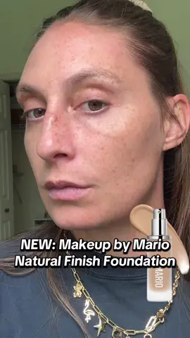 NEW @makeupbymario surrealskin natural finish foundation in 7C 👀testing out the new formula that has powder polymers inside. TLDR - if you like his concealer, I think you’ll like this. Has a really pretty self-setting finish but doesn’t cling to my pores or dry patches. Dries down maybe 1/2 shade deeper than initially blended out