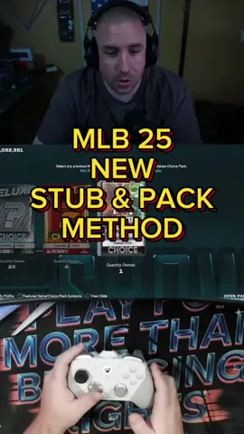 NEW STUB & PACK METHOD MLB THE SHOW 25 #MLBTHESHOW25 #MLBTHESHOW #GamingOnTikTok #MLB25 #BASEBALL 