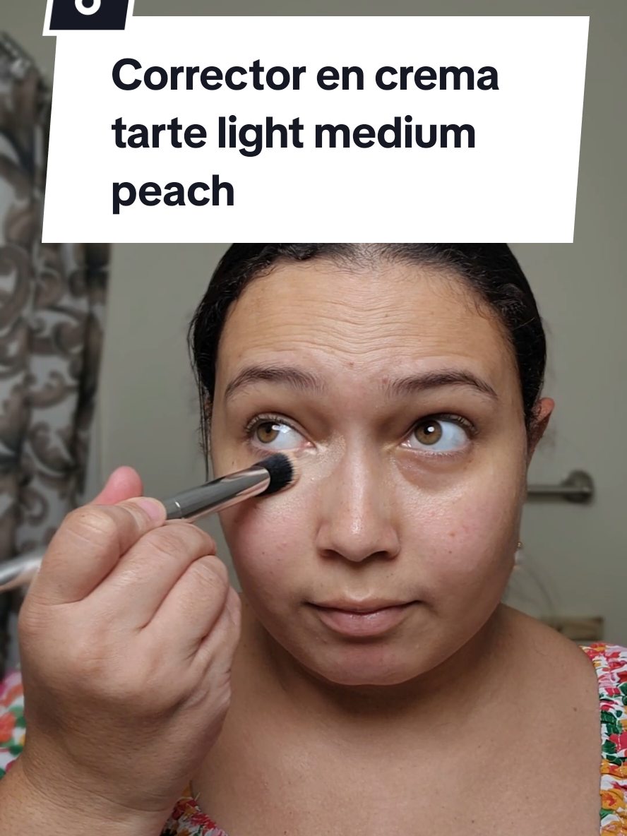 El color que uso es el light medium peach #tarte #tarteccundereyecorrector #darkcircles #tiktokshopcreatorpicks @tarte cosmetics 
