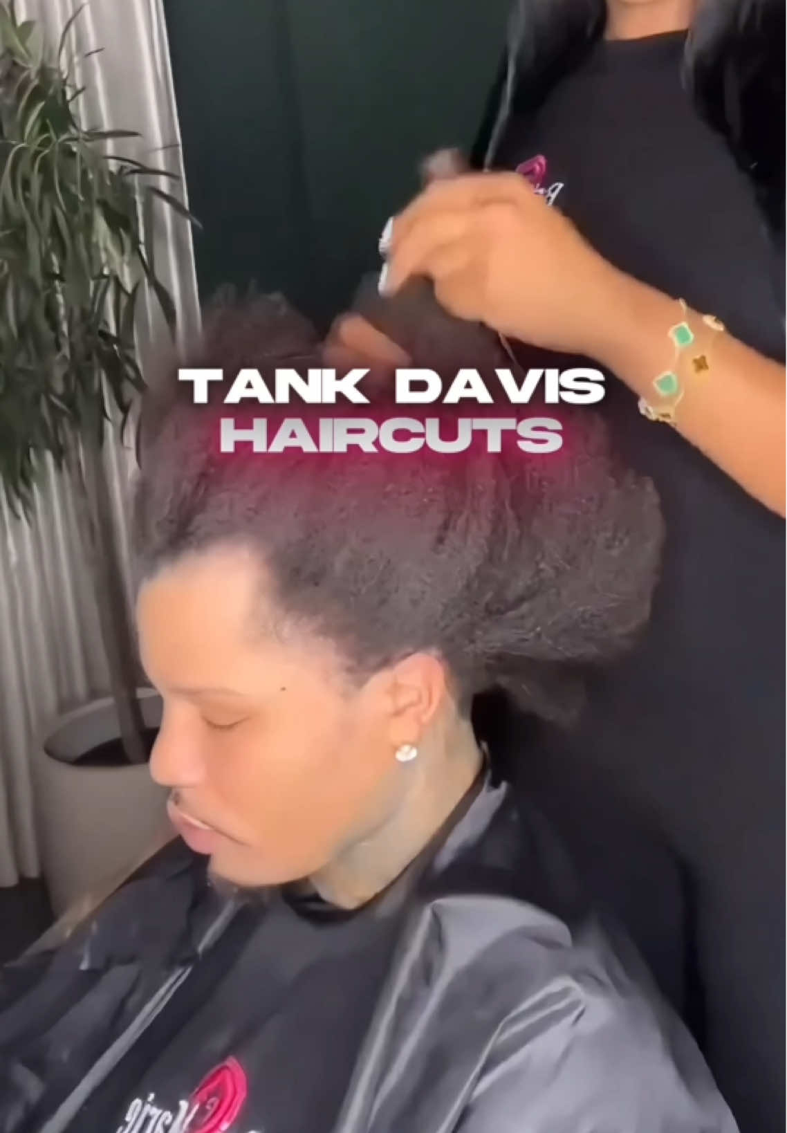 Gervonta Davis Haircuts 🦍  #gervontadavis #tankdavis #gervonta #boxing #haircut 