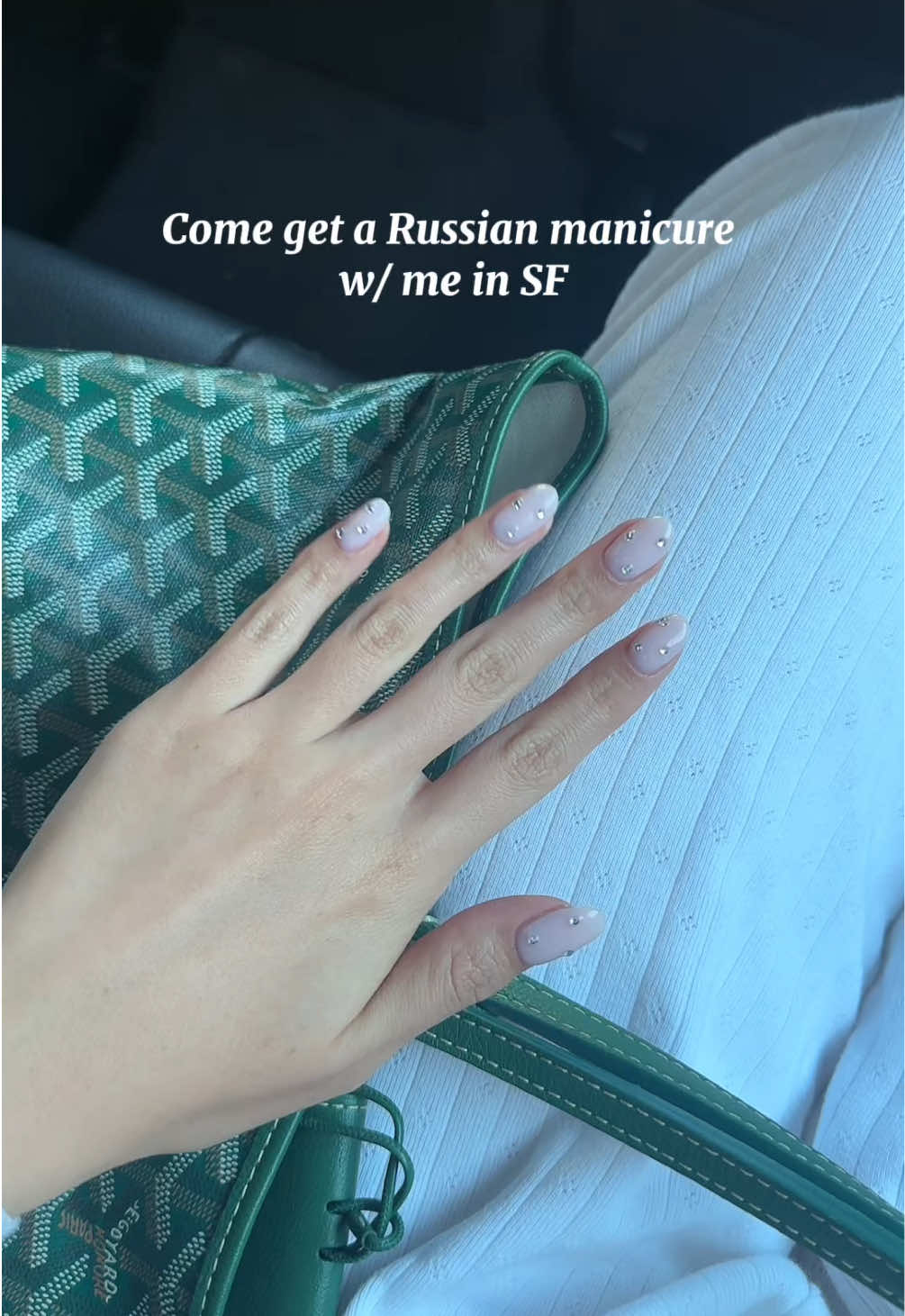 addicted to Russian manicures now 🙂‍↕️ @look.at.me.sf  #manicure #nails #russianmanicure #sanfrancisco #nailinspo 
