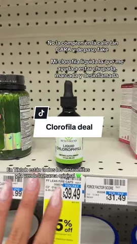 No caigan chicas 😣😣😣 de paso la original debe venir en una cajita #suplementos #clorofila #benevolent #clorofilaliquida 