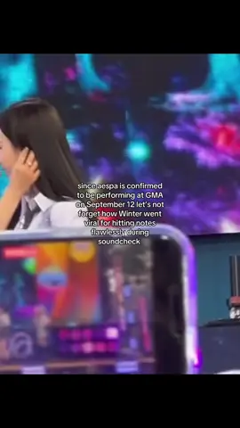 like she been THAT vocalist since forever yall just don’t get it 😞 #winter #aespa #goodmorningamerica #gma #jayisarichman 