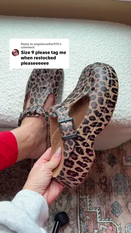 Replying to @angelacuellar970 They restocked 🥰 #crocs #leopardprintshoes #maryjanes #leopardprint #viralontiktokshop 