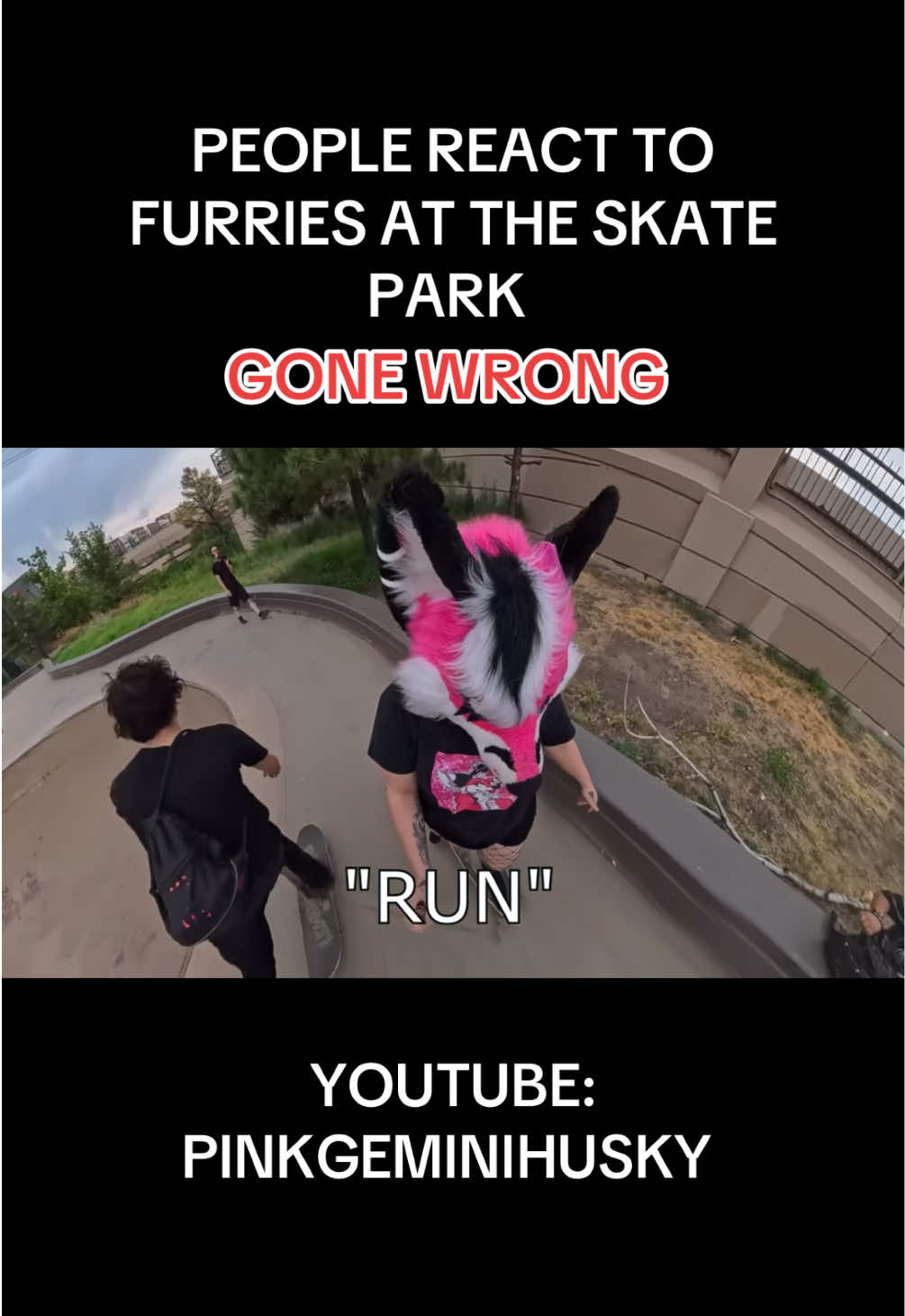 The “ahhhh” 😭 😆 #peoplereact #skatepark #furry #furries #Skateboarding 