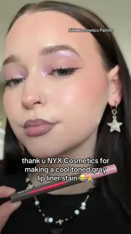 the shade is 12 Wild Side 🖤@NYX Professional Makeup #nyxcosmeticspartner #liplinerstain #lipliner #alt #altmakeup