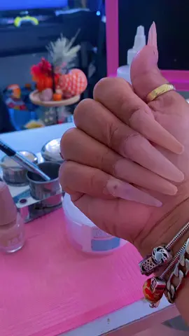 About to eat these nude color nails up🥰❤️🥱 #fyp #freshnewset🥰 #thenudeforme 