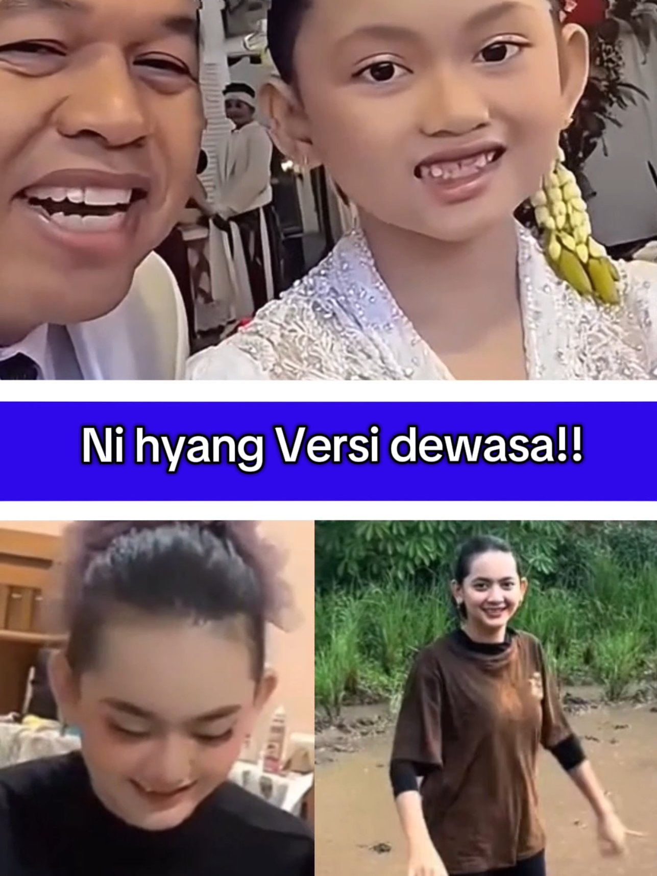 seberapa persen kemiripan putri tercinta Pak Dedi Mulyadi ?  #kdm #nihyang ♥️ #bapakaing #dedimulyadi 
