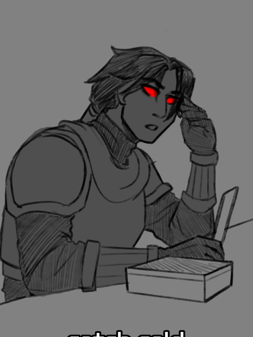 Occasionally Nera can be found subtly (or not so subtly) watching Urem when she thinks no one can see. (Urem knows.) Girl is SMITTEN and I have no regrets.  Another redone audio because my art has come a long way.  #fyp #starwars #nerum #oldrepublic #jedi 