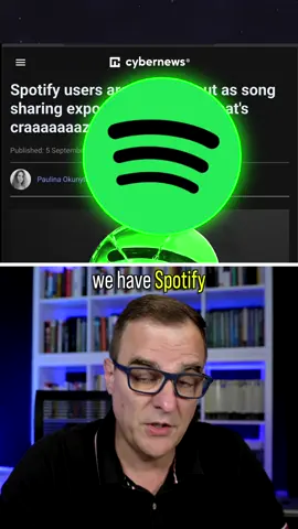 Is Spotify doxxing you now? #Spotify #music #privacy #cybersecurity #warning   