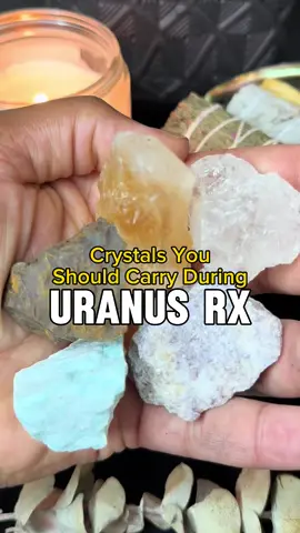 ⚡️✨ Uranus Retrograde is here to shake things up + push us out of our comfort zones. This energy can feel unexpected, but it’s also the perfect time for breakthroughs + freedom from old patterns. Crystals to carry during this retrograde: 🔸 Citrine – optimism + abundance 🔸 Hematite – grounding + balance 🔸 Amazonite – calm communication 🔸 Clear Quartz – clarity + amplification 🔸 Lepidolite – peace + emotional stability Keep these beauties close to flow with change instead of fighting it. 🪐💎 Are you ready to lean into the shifts Uranus is bringing? ✨ #uranusretrograde #crystalhealing #spiritualguidance #astrologyandcrystals #cosmicenergy  