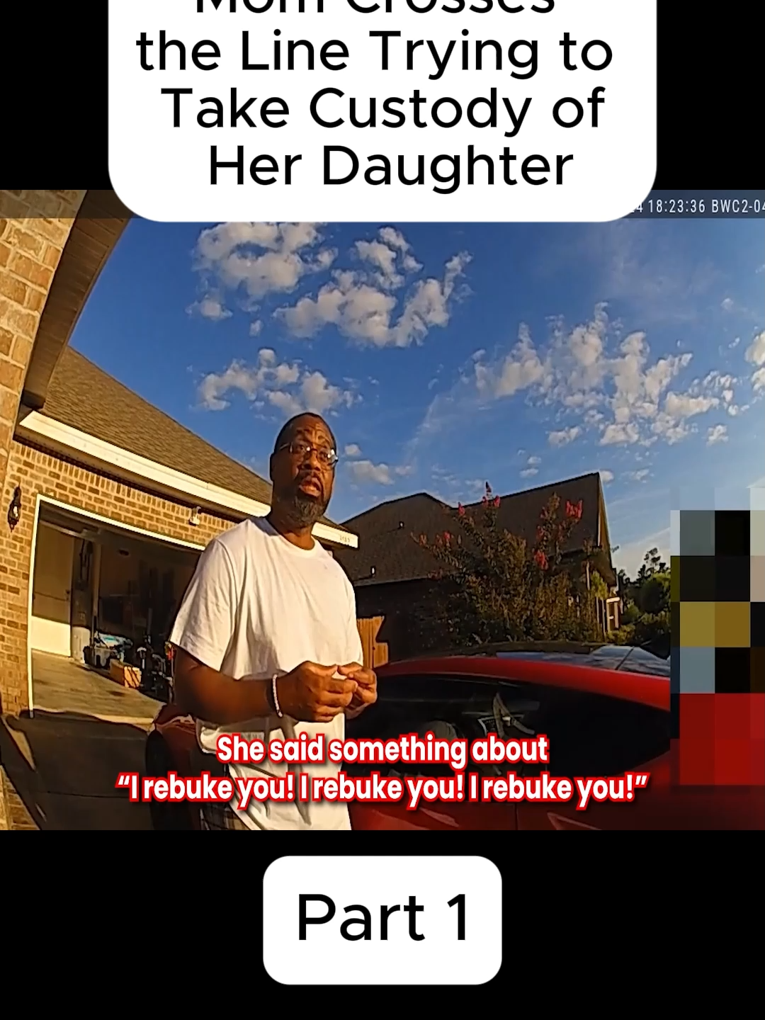 Mom Crosses the Line Trying to Take Custody of Her Daughter #cop #foryou #viral
