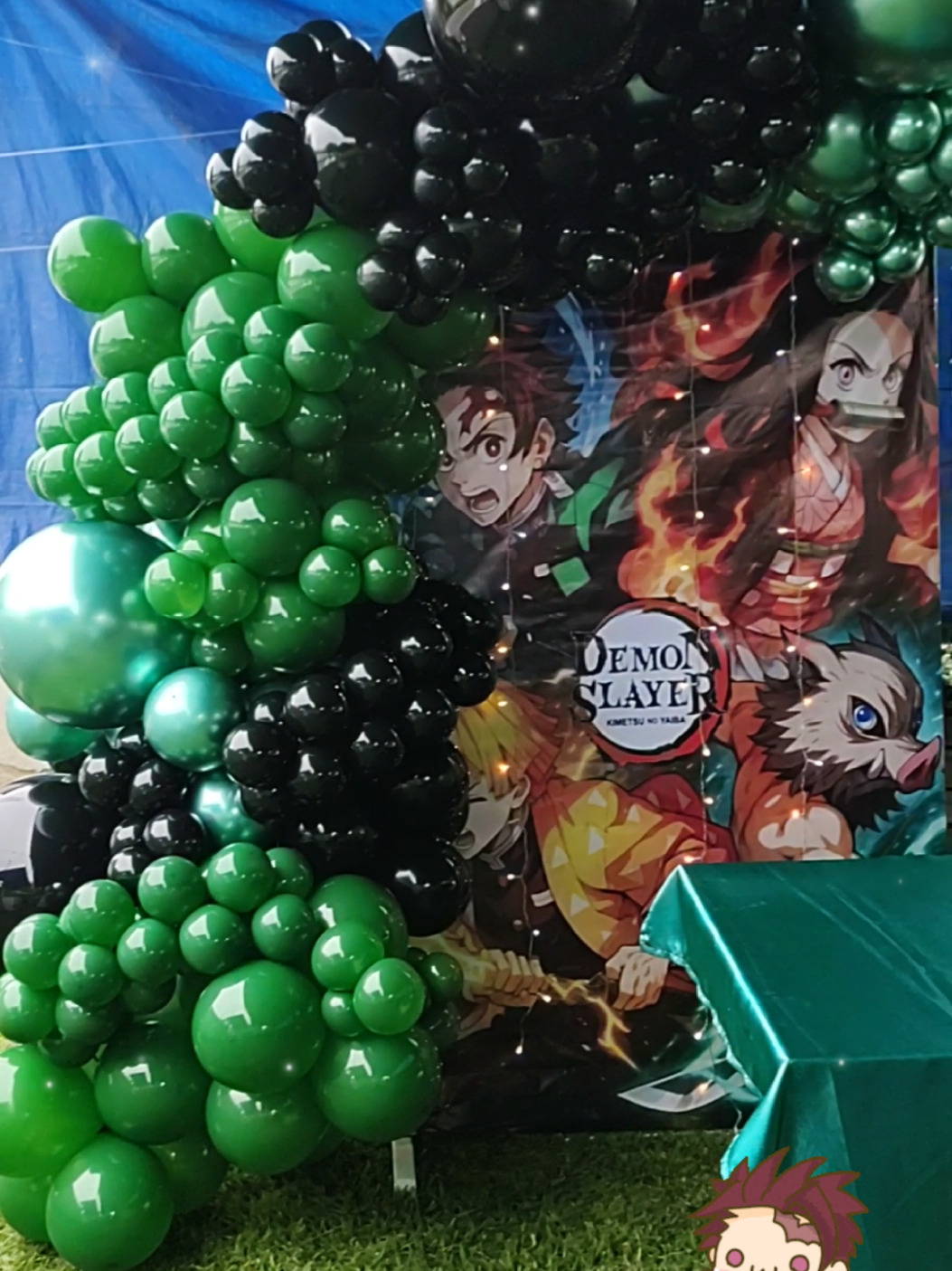 🥳 Cumpleaños🎈✨ #decoraciónconglobos #fiestatematica #decoraciónDemonSlayer #cumpleañosDemonSlayer #fiestafeliz