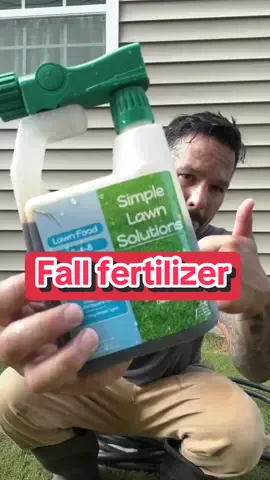 It’s time for your LAST fertilizer application of the season (at least for those of you in the transition zone). For the rest of you, that will come as your soil temps cool down to 70, OR when you’re about 6 weeks away from first frost. Then you do NOT want to apply fertilizer. So grab a bottle of Simple Lawn Solutions from that link you see on the video, and enjoy the remaining greenage of the Fall! #lawncare #lawn #lawns #lawnmaintenance 
