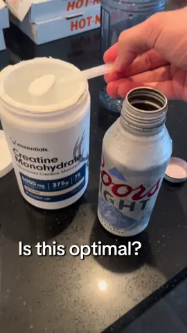 Only missed like half the scoop #creatine #drinktok #GymTok #fyp #drinkingbeer 