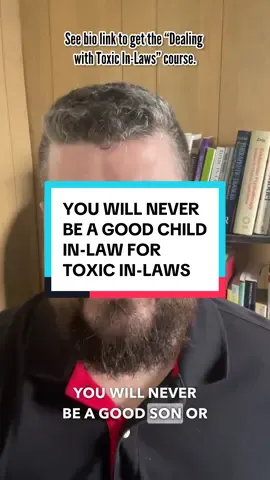 You’ll never be good enough for toxic in-laws. It’s nothing to do with you, and everything to do with their insecurity, codependency, and need for control. Start breaking free with the Toxic In-Laws and Enmeshed Partners course. #toxicinlaws #toxicmotherinlaw #toxicsisterinlaw #inlawsfromhell #inlaws 